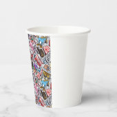 College Dynamic Art Urban Graffiti patroon Papieren Bekers (Links)