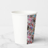 College Dynamic Art Urban Graffiti patroon Papieren Bekers (Rechts)