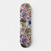 College Dynamic Art Urban Graffiti patroon Persoonlijk Skateboard (Voorkant)