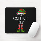 College Elf Leuk Bijpassend Pyjama Groep Kerstmis Muismat (Met muis)