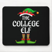 College Elf Matching Family Group Christmas Party  Muismat (Voorkant)
