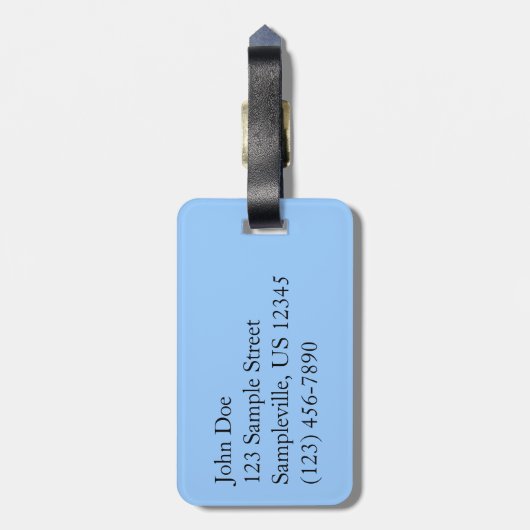 College Fjord I Beauful Alaska-fotografie Bagagelabel (Achterkant verticaal)