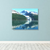 College Fjord I Beauful Alaska-fotografie Canvas Afdruk (Insitu (Houten vloer))