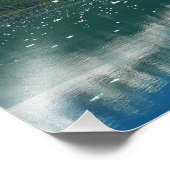 College Fjord I Beauful Alaska-fotografie Foto Afdruk (Hoek)