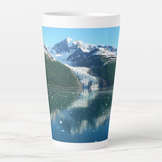 College Fjord I Beauful Alaska-fotografie Latte Mok (Voorkant)