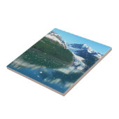 College Fjord I Beauful Alaska-fotografie Tegeltje (Zijkant)