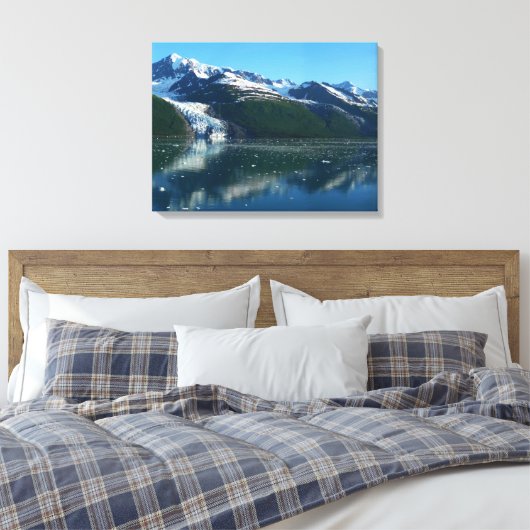 College Fjord II Beauful Alaska Fotografie Canvas Afdruk (Insitu (Slaapkamer))