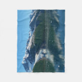 College Fjord II Beauful Alaska Fotografie Fleece Deken (Voorkant)