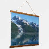 College Fjord II Beauful Alaska Fotografie Hangend Wandkleed (Gebogen)