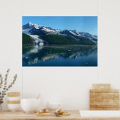 College Fjord II Beauful Alaska Fotografie Poster (Keuken)