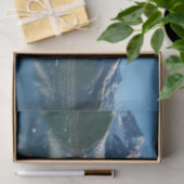 College Fjord II Beauful Alaska Fotografie Tissuepapier (Geschenk)