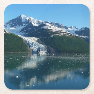 College Fjord II Mooie Alaska Fotografie Kartonnen Onderzetters