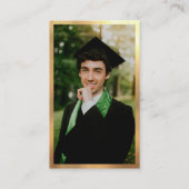 College fonds afstuderen bijsluiter kaart visitekaartje (Achterkant)