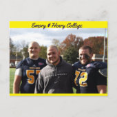 College Football! Briefkaart (Voorkant)