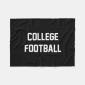College Football fleece deken (Voorkant (Horizontaal))