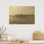 College Football Game uit 1902 Poster (Keuken)