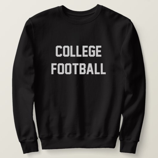 College Football sweatshirt (Design voorkant)