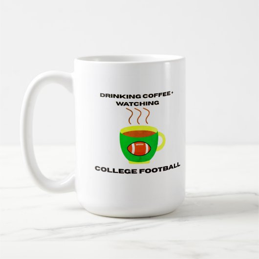 College Football Zaterdag koffie mok (Links)