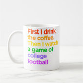 College Football Zaterdag koffie mok (Links)