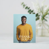 College Foto Afstuderen Afstuderen Bedankkaart (Staand voorkant)