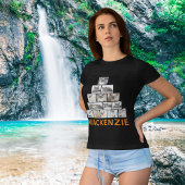 College foto gepersonaliseerde vrouwen grappig Cad T-shirt