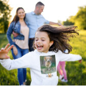 College Foto Monogram Script Naam Meisjes Custom