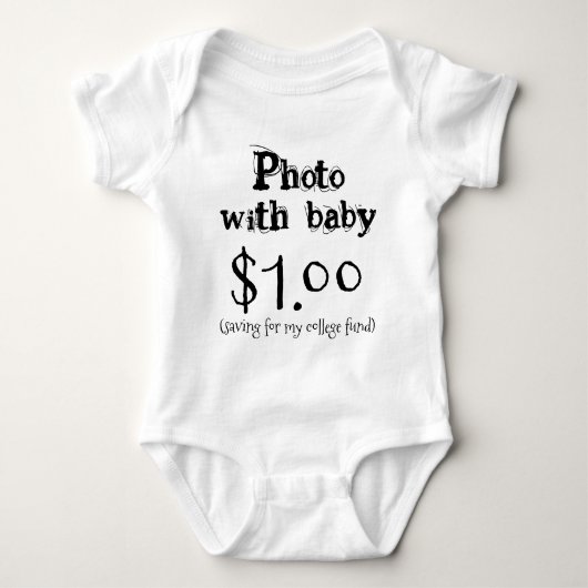 College Fund Baby Bodysuit (Voorkant)