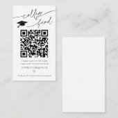 College Fund QR Code Sign Visitekaartje (Voorkant / Achterkant)