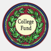 College Fund Tip Jar Stickers (Voorkant)