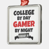 College Gamer Metalen Ornament (Links)