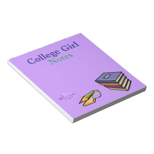 College Girl Notes Notitieblok (Schuin)