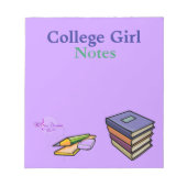 College Girl Notes Notitieblok (Voorkant)