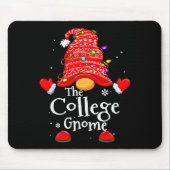 College Gnome - Xmas Family Matching Funny Christm Muismat (Voorkant)