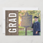 College Graduation Foto Aankondiging (Voorkant)