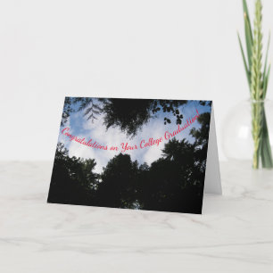 College Graduation Wishes Kaart