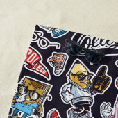 College Graffiti strandlaken (In situ)