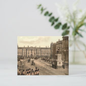 College Green, Dublin Briefkaart (Staand voorkant)