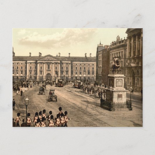 College Green, Dublin Briefkaart (Voorkant)