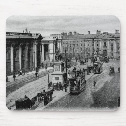 College Green, Dublin, c.1900 Muismat (Voorkant)