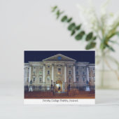 College Green entrance Trinity College Dublin Briefkaart (Staand voorkant)
