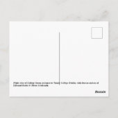 College Green entrance Trinity College Dublin Briefkaart (Achterkant)