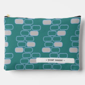 College Green Retro Aanpassen Potlood Hoesje Pouch Etui (Voorkant)