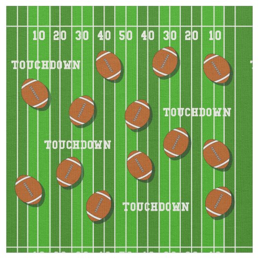 College Gridiron Football Player Birthday Stof (Close Up)