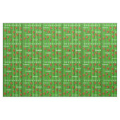 College Gridiron Football Player Birthday Stof (Fat Quarter)