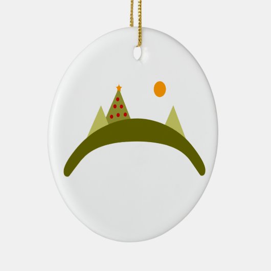 College Hill Keramisch Ornament (Rechts)