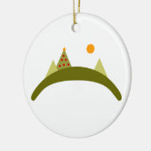 College Hill Keramisch Ornament (Links)