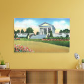 College Hill Park Uitzicht van Dudley Memorial Canvas Afdruk (Insitu (Woonkamer))