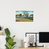 College Hill Park Uitzicht van Dudley Memorial Poster (Thuiskantoor)