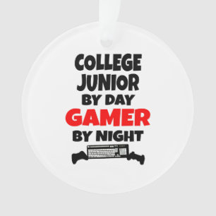 College Junior bij Day Gamer bij nacht Ornament