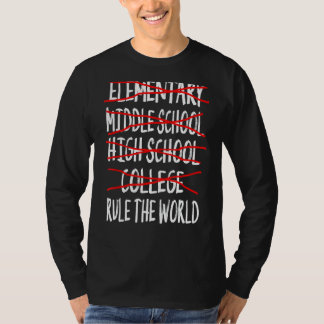 College Klasse van 2025 College Graduation College T-shirt